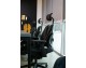 AERON PRESTIGE PLUS black office chair - natural leather, aluminum