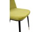 DIEGO dark gray chair - velvet, black and gold base