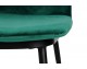 DIEGO 65 green bar chair - velvet, black and gold base