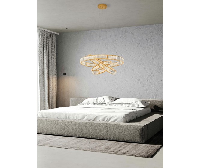 Lampa suspendata MOOSEE LIBERTY TRIPLES gold