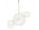 CAPRI 6 hanging lamp white / gold