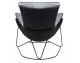 OTILIA STAND VELVET armchair, dark gray velvet