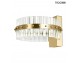 MOOSEE SATURNUS WALL gold wall lamp - LED, crystal, brushed steel