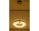 Lampa suspendata MOOSEE SATURNUS 47 DUO gold - LED, cristal, otel satinat