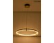 Lampa suspendata MOOSEE SATURNUS 85 gold - LED, cristal, otel satinat