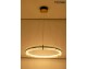 Lampa suspendata MOOSEE SATURNUS 85 gold - LED, cristal, otel satinat