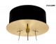 Lampa suspendata MOOSEE SATURNUS 85 gold - LED, cristal, otel satinat