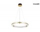 Lampa suspendata MOOSEE SATURNUS 85 gold - LED, cristal, otel satinat