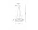 Lampa suspendata MOOSEE SATURNUS 47 gold - LED, cristal, otel satinat