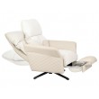 RELAX beige swivel armchair