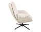 CARINO beige swivel armchair