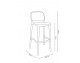 WICKY bar chair, white